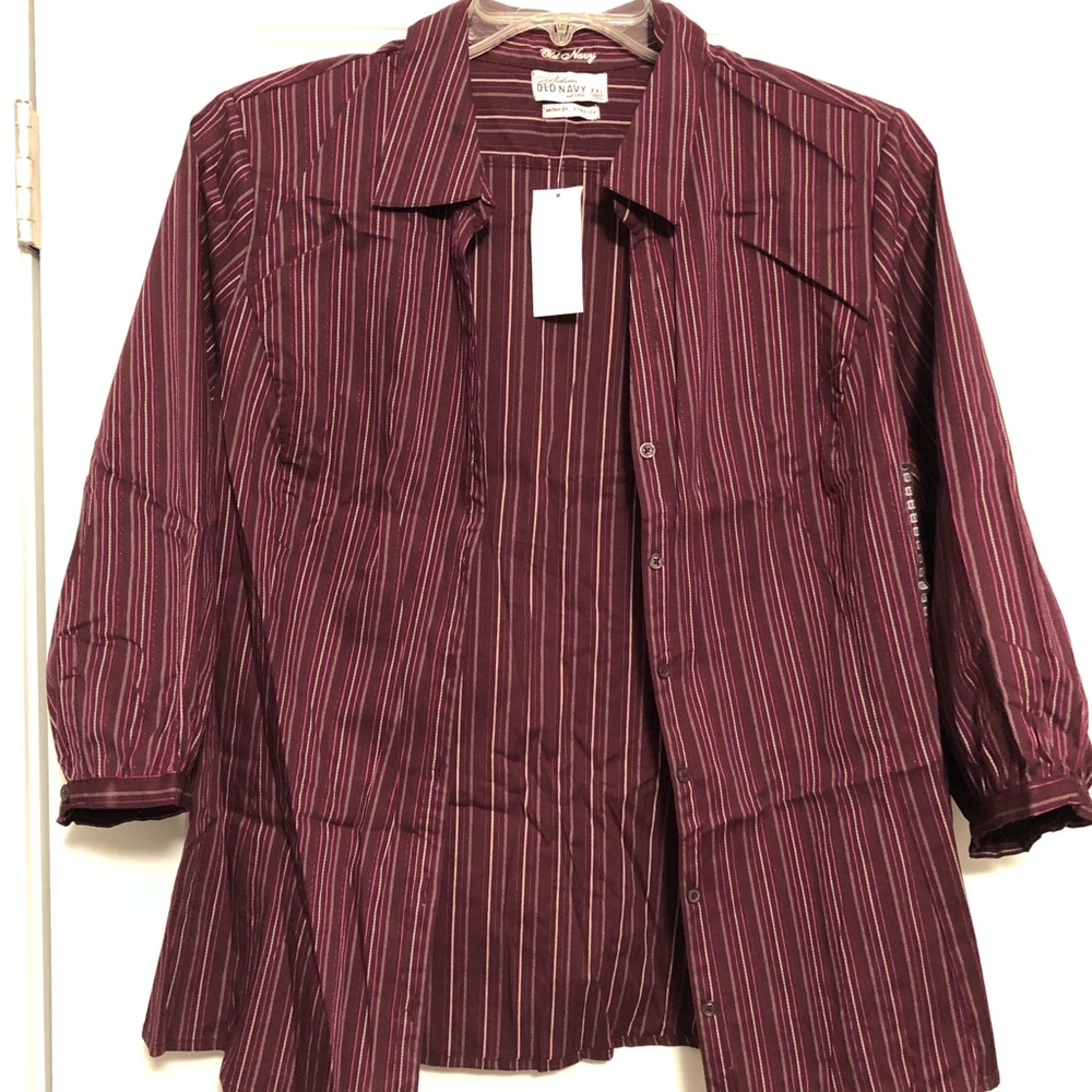 Authentic Old Navy Button Down Dress Shirt!
